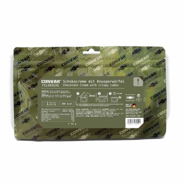 CONVAR™ Feldküche Chocolate cream with crunchy cubes (95g)