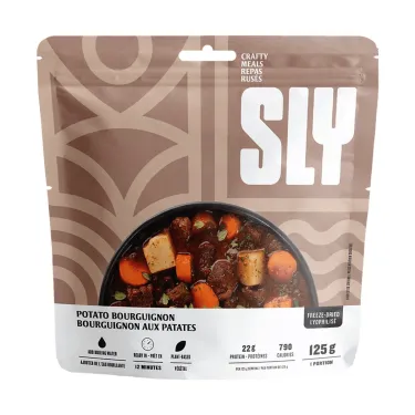 Vegetarisk bourguignon med potatis